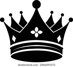 Crown Silhouette, Great for creating certificates, awards, celebratory posters, certificates, awards, celebratory, Royalty and Luxury Designs