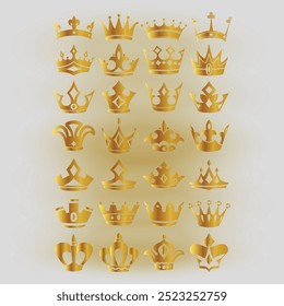 Crown silhouette style set design make