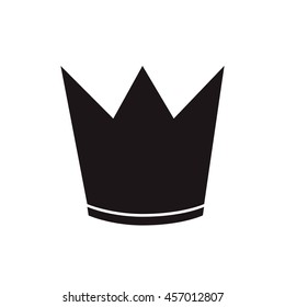 Crown simple black icon