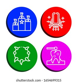 crown simple icons set. Contains such icons as Rank, Necklace, Dental drill, can be used for web, mobile and logo