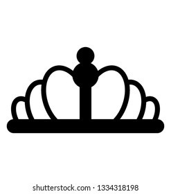 Crown symbol icon design 