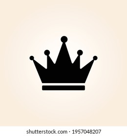 Crown symbol  icon design vector 