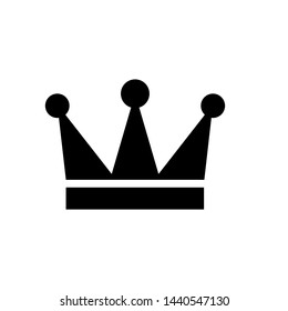 Crown symbol icon vector illustration