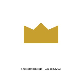 crown symbol logo vector template