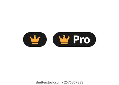 crown symbol pro subscription product badge