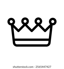 A crown symbol representing royalty, leadership, or achievement