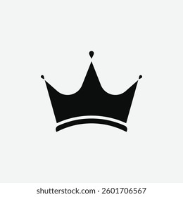 Crown Symbol Vector – Royal Emblem for Graphic and Web Design. Elegant and high-quality crown illustration, isolated on a white background. Perfect for luxury branding, logos, and digital design.