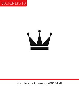 Crown symbol for your web site design, logo, app Vector Icon.