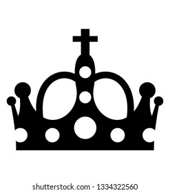 Crown tattoo symbol, crown design 