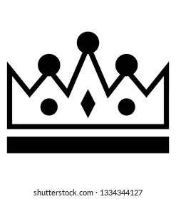 Crown tattoo symbol, crown design 