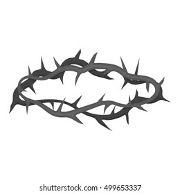 Crown of thorns Vector drawing frame  Stock Illustration 77015248   PIXTA