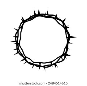 Crown Of Thorns Jesus Christ, Vector art