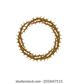 Crown Of Thorns of The Passion of Jesuschrist Vector Design