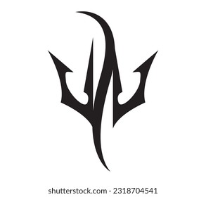 Crown of thorns, religious symbols, tattoo, wood engraving. Black crown of thorns silhouette isolated on white background. Vintage style, drawn black and white illustration. Thorn crown.

