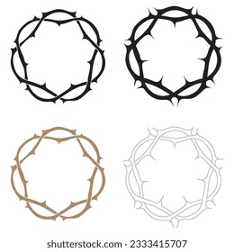 The Crown Of Thorns Vector Illustration