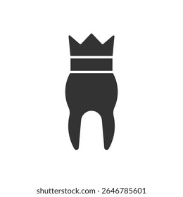 Crown tooth icon Sign Symbol
