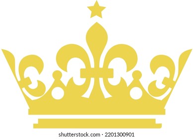 The crown is a traditional symbol in the form of a headgear worn by a king, queen, or god. The crown is a symbol of power, legitimacy, immortality, glory, prosperity, glory, and life after deat.