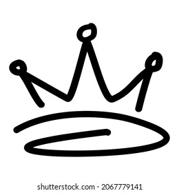 Crown V2 Streetwear and Edgy Logos, in Black and White New Style, Commercial Use