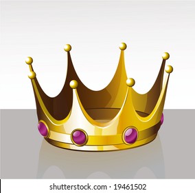 Crown. Vector.