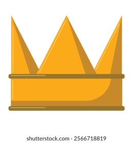 Crown vector art, crown clip art, clip art crown, flat design vector illustration