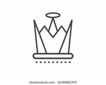 Crown vector collection. Illustration design for business. Stock vector.
