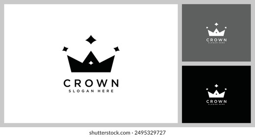 crown vector design icon template