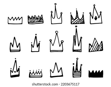crown vector design illustration isolated on white background 