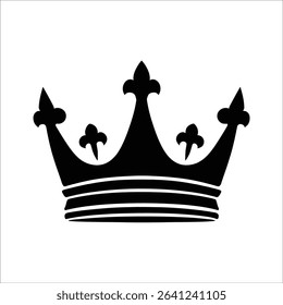 Crown vector graphic royal king queen prince princess monarchy coronation symbol design illustration art
