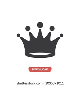 Crown vector icon