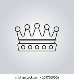 Crown vector icon