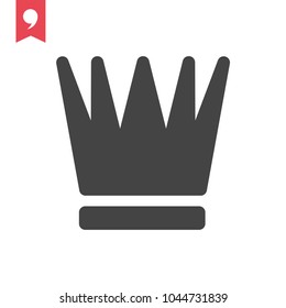 Crown vector icon