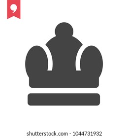 Crown vector icon