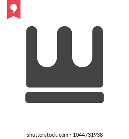 Crown vector icon