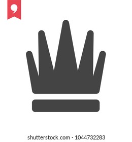 Crown vector icon