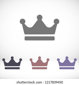 Crown Vector icon