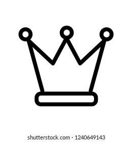 Crown vector icon