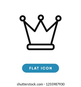 Crown vector icon