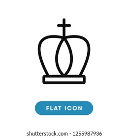 Crown vector icon