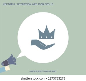 crown - vector icon