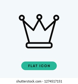 Crown vector icon