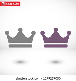 Crown Vector icon