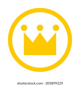 Crown vector icon