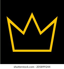 Crown vector icon