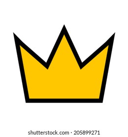 Crown vector icon