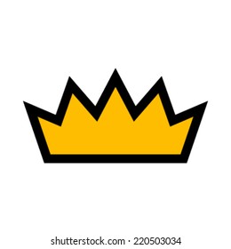 Crown vector icon
