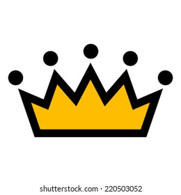 Crown vector icon