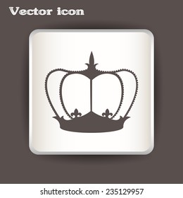 Crown vector icon