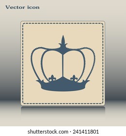 Crown vector icon