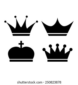 Crown vector icon