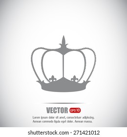 Crown vector icon